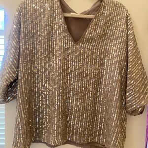 Sequin Embellished Women's Top